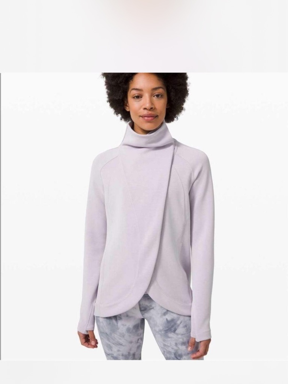 Lululemon Women’s Rally Wrap Sweater Size 8 Stargaze, Excellent Condition